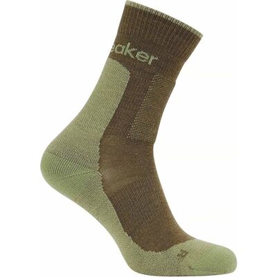 Icebreaker Men Merino Hike+ Medium Crew Loden/Lichen - M M Icebreaker Men Merino Hike+ Medium Crew Loden/Lichen - M M