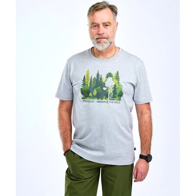 Pinewood Finnveden Recycled Outdoor T-SHIRT L.Grey Mel Forest - S S Pinewood Finnveden Recycled Outdoor T-SHIRT L.Grey Mel Forest - S S
