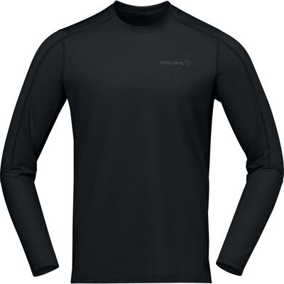 Norrøna falketind equaliserUll Long Sleeve M's Caviar Black - XL XL Norrøna falketind equaliserUll Long Sleeve M's Caviar Black - XL XL
