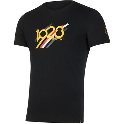 La Sportiva Since 1928 T-Shirt M Black/Yellow - M M La Sportiva Since 1928 T-Shirt M Black/Yellow - M M