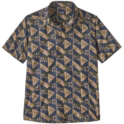 Patagonia M's Go To Shirt Jaguar Geo: Dolomite Blue - M M Patagonia M's Go To Shirt Jaguar Geo: Dolomite Blue - M M