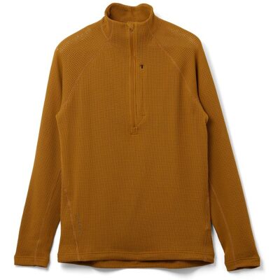 Houdini M's Pace Flow Half Zip Greenish Gold - S S Houdini M's Pace Flow Half Zip Greenish Gold - S S
