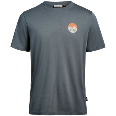 Lundhags Järpen Printed T-Shirt M Dk Sky Blue - L L Lundhags Järpen Printed T-Shirt M Dk Sky Blue - L L