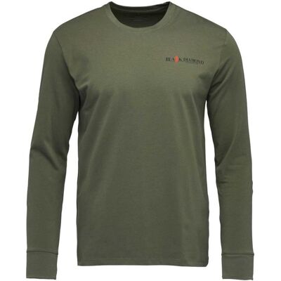Black Diamond M Heritage WordmarkLs Tee Tundra - M M Black Diamond M Heritage WordmarkLs Tee Tundra - M M