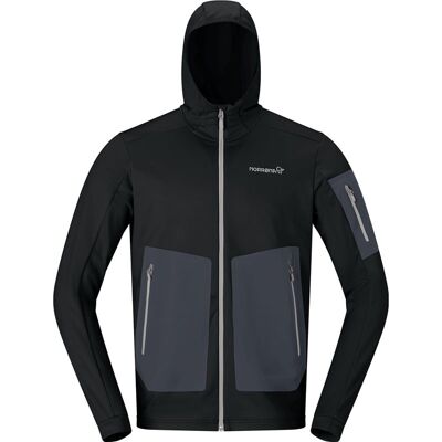 Norrøna Falketind Warm2 Stretch Hood M's Caviar Black - M M Norrøna Falketind Warm2 Stretch Hood M's Caviar Black - M M