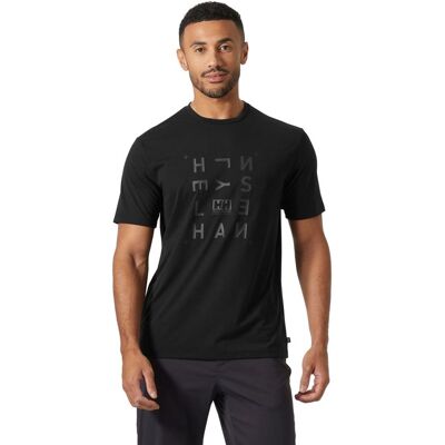 Helly Hansen Skog Graphic T-Shirt Black - L L Helly Hansen Skog Graphic T-Shirt Black - L L