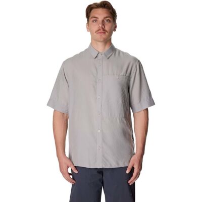 Houdini M's Tree Shortsleeve Shirt Cloudy Gray - XL XL Houdini M's Tree Shortsleeve Shirt Cloudy Gray - XL XL