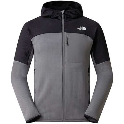 The North Face M Polartec Powergrid Stormgap Hoodie Smoked Pearl/Tnf Black - M M The North Face M Polartec Powergrid Stormgap Hoodie Smoked Pearl/Tnf Black - M M