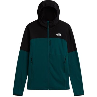 The North Face M Polartec Powergrid Stormgap Hoodie Pacific Teal/Tnf Black - L L The North Face M Polartec Powergrid Stormgap Hoodie Pacific Teal/Tnf Black - L L