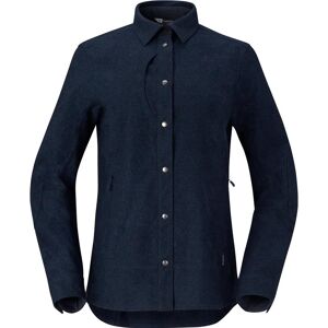Norrøna Tamok Wool Plain Shirt W'S Indigo Night Melange - M M Norrøna Tamok Wool Plain Shirt W'S Indigo Night Melange - M M
