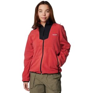 Columbia Sequoia Grove Full Zip Fleece Daredevil, Black - S S Columbia Sequoia Grove Full Zip Fleece Daredevil, Black - S S