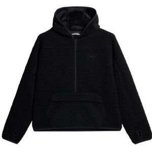 J.Lindeberg Delise Pile Hoodie Black - L L J.Lindeberg Delise Pile Hoodie Black - L L