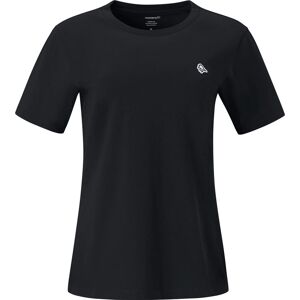 Norrøna /29 Cotton Viking Patch T-Shirt W´s Caviar Black - S S Norrøna /29 Cotton Viking Patch T-Shirt W´s Caviar Black - S S