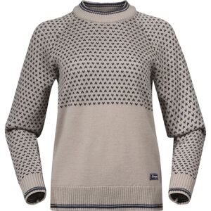 Bergans Alvdal Wool Jumper Women Sandstone/Navy Blue - XL XL Bergans Alvdal Wool Jumper Women Sandstone/Navy Blue - XL XL