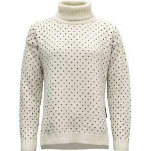 Devold Sørisen Wool High Neck Wmn Offwhite/Ink - XL XL Devold Sørisen Wool High Neck Wmn Offwhite/Ink - XL XL