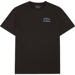 KnowledgeCotton Apparel Regenerative Organic Cotton Back Print T-Shirt Chocolate Torte - XL XL KnowledgeCotton Apparel Regenerative Organic Cotton Back Print T-Shirt Chocolate Torte - XL XL