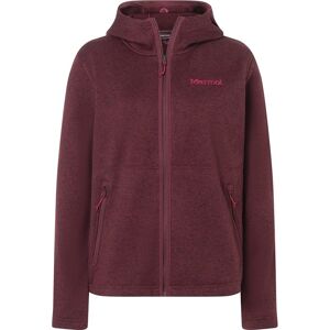 Marmot Wm's Drop Line Full Zip Hoody Acai Berry Heather - M M Marmot Wm's Drop Line Full Zip Hoody Acai Berry Heather - M M