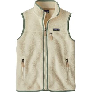 Patagonia W's Retro Pile Vest Natural W/Ellwood Green - XL XL Patagonia W's Retro Pile Vest Natural W/Ellwood Green - XL XL