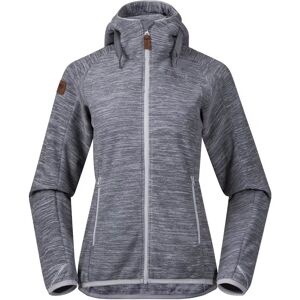 Bergans Hareid NoHood Fleece Jacket Women Aluminium - S S Bergans Hareid NoHood Fleece Jacket Women Aluminium - S S