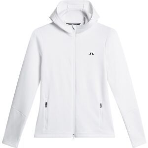 J.Lindeberg Aerialle Zip Hood White - L L J.Lindeberg Aerialle Zip Hood White - L L