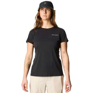Houdini W's Pace Air Message Tee True Black / Houdini Logo - L L Houdini W's Pace Air Message Tee True Black / Houdini Logo - L L