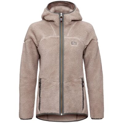 Elevenate W Glacier Pile Hood Ginger Beige - XL XL Elevenate W Glacier Pile Hood Ginger Beige - XL XL