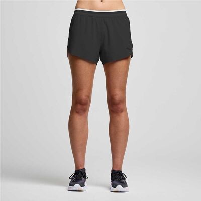 Saucony Kinvara 3" Short W Black - L L Saucony Kinvara 3" Short W Black - L L