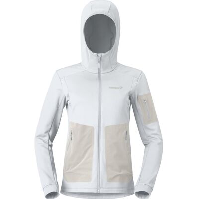 Norrøna Falketind Warm2 Stretch Hood W´s Snow White - S S Norrøna Falketind Warm2 Stretch Hood W´s Snow White - S S