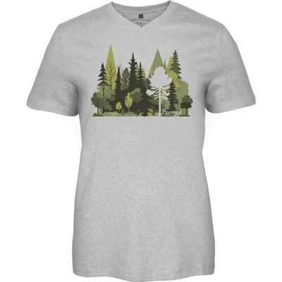 Pinewood Finnveden Recycled Outdoor T-SHIRT W L.Grey Mel Forest - M M Pinewood Finnveden Recycled Outdoor T-SHIRT W L.Grey Mel Forest - M M