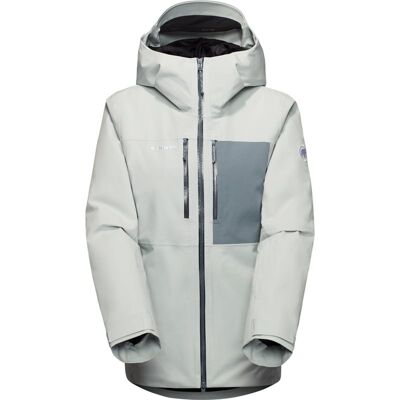 Mammut Stoney HS Thermo Hooded Jacket Women Silver Sage/Strata - L L Mammut Stoney HS Thermo Hooded Jacket Women Silver Sage/Strata - L L