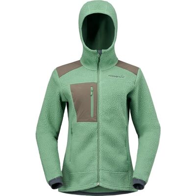 Norrøna Trollveggen Warm3 Zip Hood W'S Dark Ivy - L L Norrøna Trollveggen Warm3 Zip Hood W'S Dark Ivy - L L
