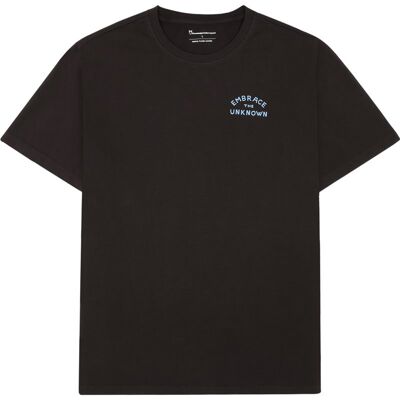 KnowledgeCotton Apparel Regenerative Organic Cotton Back Print T-Shirt Chocolate Torte - M M KnowledgeCotton Apparel Regenerative Organic Cotton Back Print T-Shirt Chocolate Torte - M M