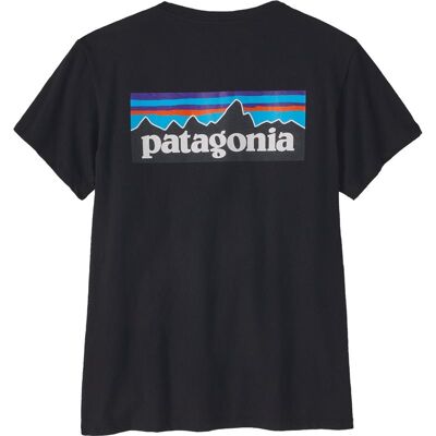 Patagonia W's P-6 Logo Responsibili-Tee Black - M M Patagonia W's P-6 Logo Responsibili-Tee Black - M M