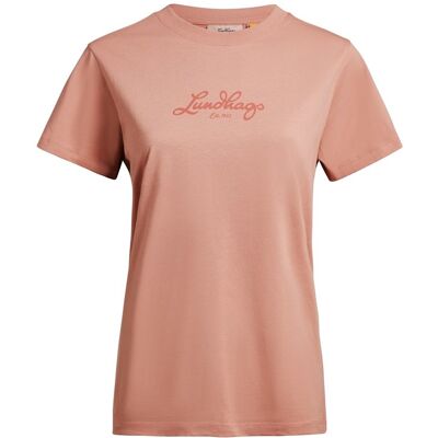 Lundhags Järpen Logo T-shirt W Stone Pink - XL XL Lundhags Järpen Logo T-shirt W Stone Pink - XL XL