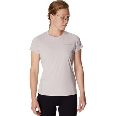 Houdini W's Pace Air Message Tee Silver Purple / Houdini Logo - XS XS Houdini W's Pace Air Message Tee Silver Purple / Houdini Logo - XS XS
