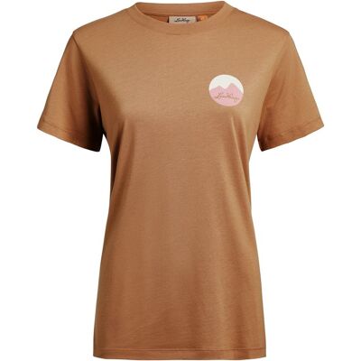 Lundhags Järpen Printed T-Shirt W Hazel - M M Lundhags Järpen Printed T-Shirt W Hazel - M M