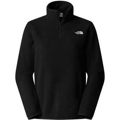 The North Face W Glacier Fleece 1/4 Zip Jacket Tnf Black - XS XS The North Face W Glacier Fleece 1/4 Zip Jacket Tnf Black - XS XS