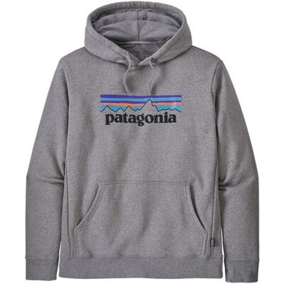 Patagonia P-6 Logo Uprisal Hoody Gravel Heather - S S Patagonia P-6 Logo Uprisal Hoody Gravel Heather - S S