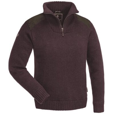 Pinewood Hurricane Sweater W Burgundy Mel - S S Pinewood Hurricane Sweater W Burgundy Mel - S S