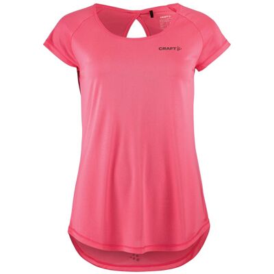 Craft Eaze SS Melange Tee W Fuchsia Melange - XS XS Craft Eaze SS Melange Tee W Fuchsia Melange - XS XS