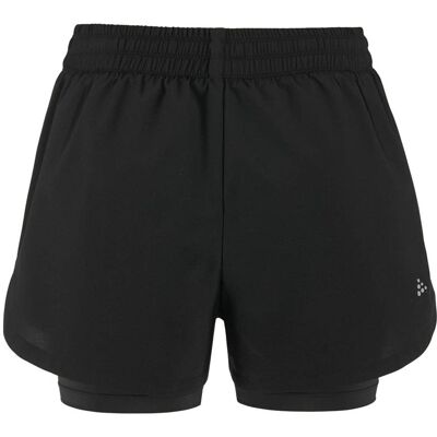 Craft Adv Essence 2-in-1 Shorts - Musta - Nainen Craft Adv Essence 2-in-1 Shorts - Musta - Nainen
