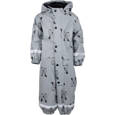 Lindberg Lekhyttan Rain BabyOverall, Fleece Grey/Black - 80 cl 80 cl Lindberg Lekhyttan Rain BabyOverall, Fleece Grey/Black - 80 cl 80 cl