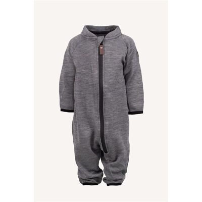 Lindberg Rocco Wool Baby Overall Grey Melange - 74 cl 74 cl Lindberg Rocco Wool Baby Overall Grey Melange - 74 cl 74 cl