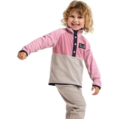 Didriksons Monte Kids Half Bu 5 Heather Pink - 110 110 Didriksons Monte Kids Half Bu 5 Heather Pink - 110 110