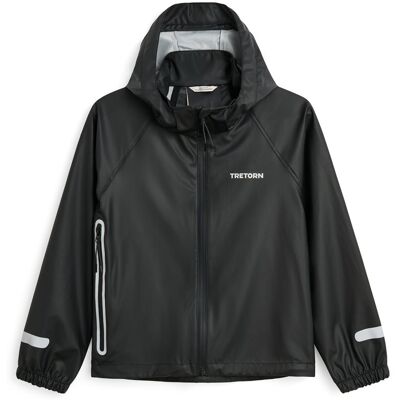 Tretorn Kids Packable Rainbreaker Set Black - 86/92 86/92 Tretorn Kids Packable Rainbreaker Set Black - 86/92 86/92