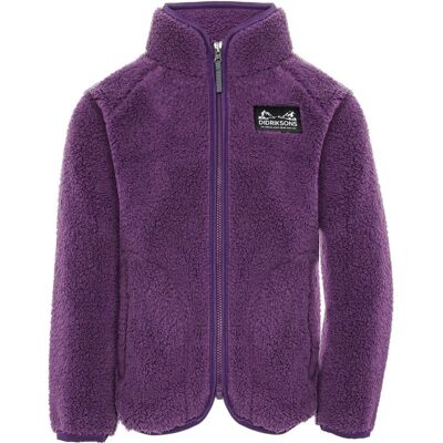 Didriksons Gibbs Kids' Full-Zip Northen Purple - 90 90 Didriksons Gibbs Kids' Full-Zip Northen Purple - 90 90
