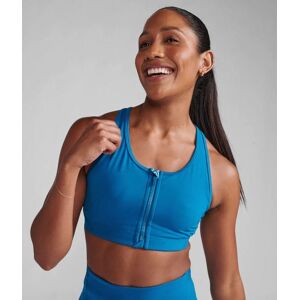 2XU Motion Zip Bra Seaport/White - XXS XXS 2XU Motion Zip Bra Seaport/White - XXS XXS