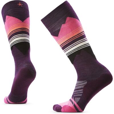 Smartwool Women's Ski Targeted Cushion Pattern OTC Purple Iris - L L Smartwool Women's Ski Targeted Cushion Pattern OTC Purple Iris - L L