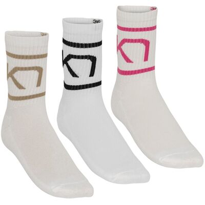 Kari Traa Tennis Sock 3Pk Spink - 39-41 39-41 Kari Traa Tennis Sock 3Pk Spink - 39-41 39-41