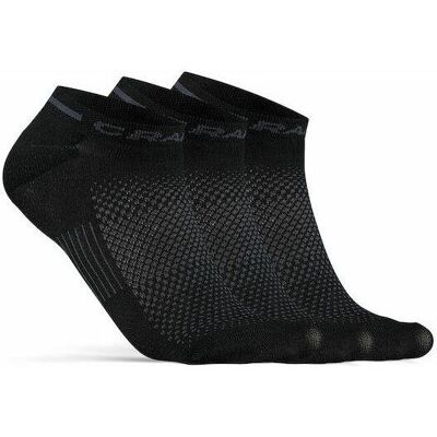 Craft Core Dry Shaftless 3-Pack Sock Black - 34-36 34-36 Craft Core Dry Shaftless 3-Pack Sock Black - 34-36 34-36